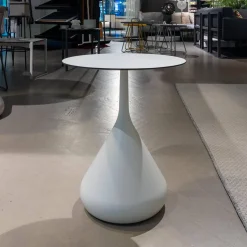 Beistelltisch Satellite Hochdrucklaminat Lipari Weiß Platte Lipari Weiß