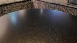 Beistelltisch Sting 3805 Platte F05 Schwarz Feinstruktur Metallgestell MP 210 F05 Schwarz