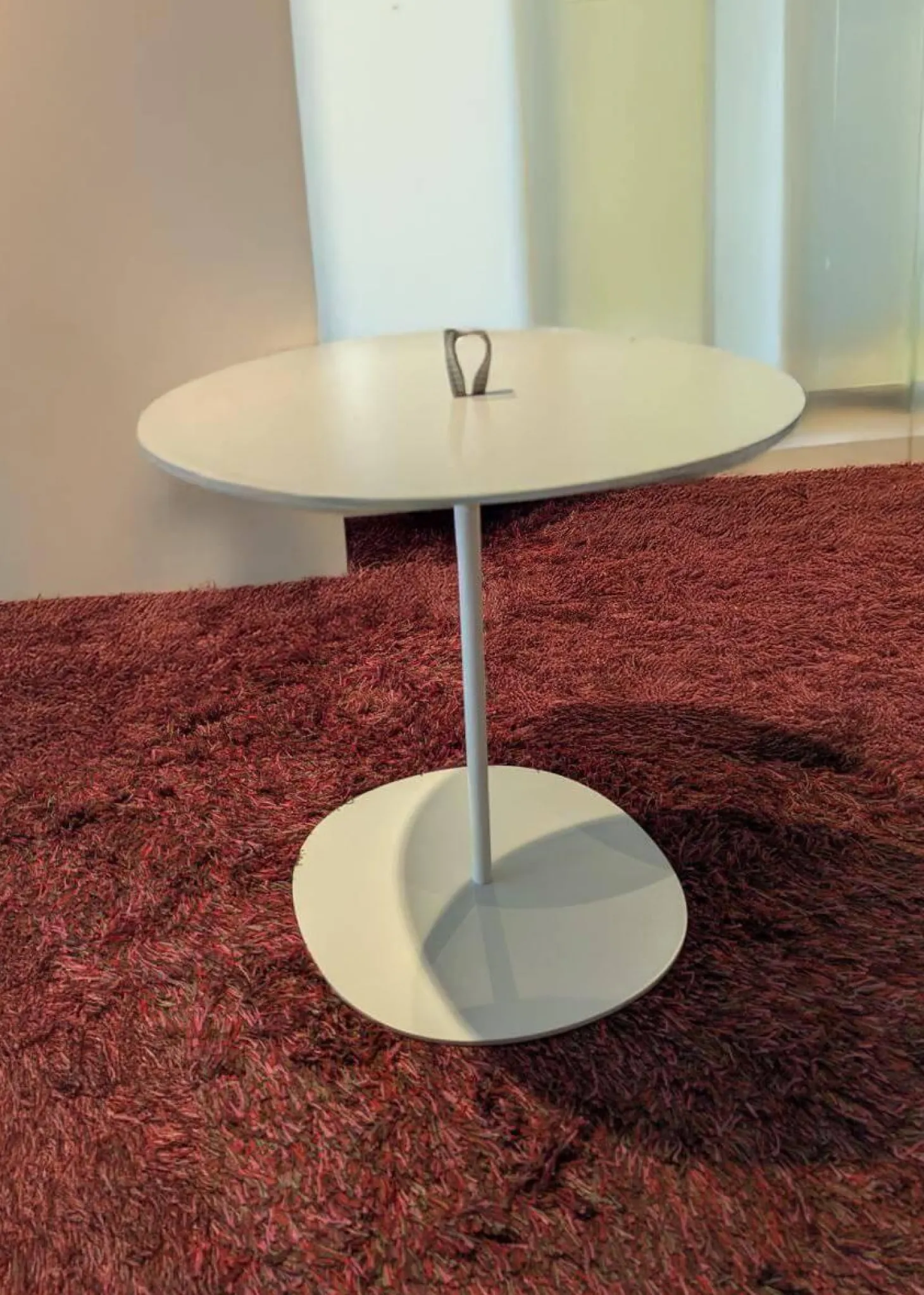 Beistelltisch Strap Ø 50 Avorio Elfenbein