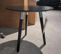 Beistelltisch Style Platte Holz Schwarz Gestell Holz 05 Schwarz Furniert Und Lackiert