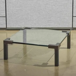 Beistelltisch T 55D Messing Schwarz Patiniert