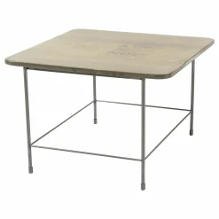 Beistelltisch Table-Au Platte Polyester Weiß Glänzend