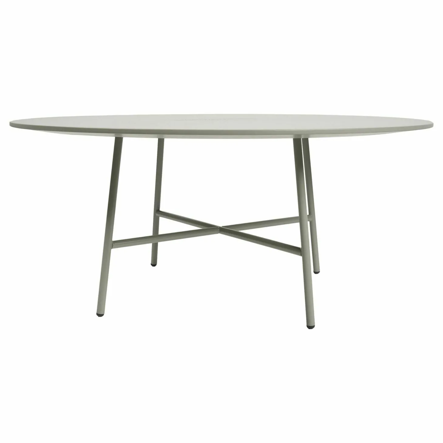 Beistelltisch Tia Maria A MDF Matt Lackiert Steingrau Gestell Stahl