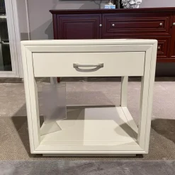 Beistelltisch Villa Cinquanta Holzwerkstoffe Cremeweiß