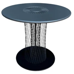 Beistelltisch Vladi Tischplatte 106 Feinstrukturlack Schwarz