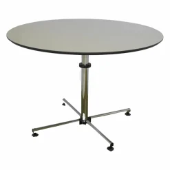 Besprechungstisch USM Haller Kitos Class Platte Kunstharz Perlgrau Gestell Verchromt