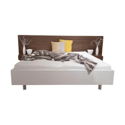 Bett 0500 Materico Cotto Und Echtlack Bianco Weiß