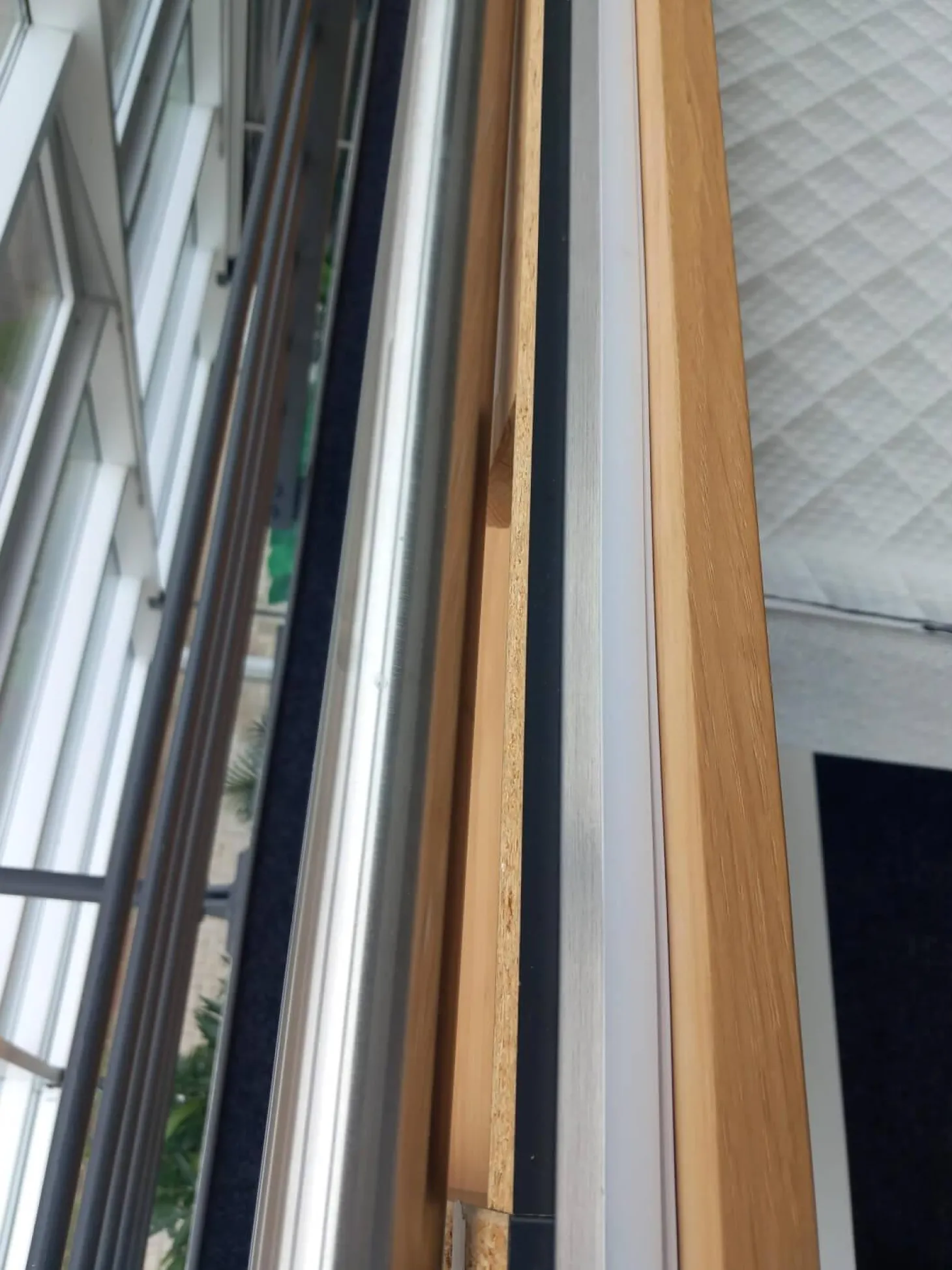 Bett Bezug Stoff Theo Grau Kopfteil Holzpaaneel Mit Matatze Ohne Nachttische