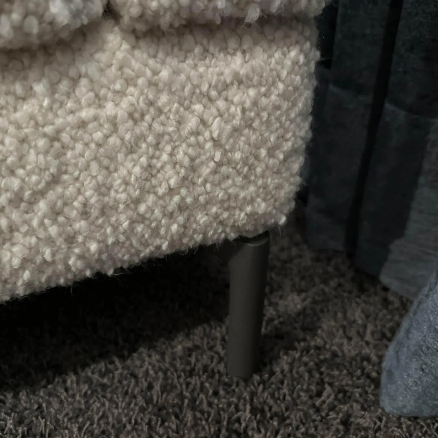 Bett Cleo Origins Complete Stoff 4 Andy 2980 White Weiß Füße Metall Mit 2 Matratzen