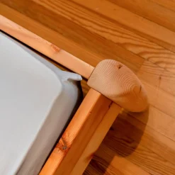 Bett Diogenes Zirbe Roh Ohne Matratzen Und Ohne Lattenrost