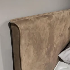 Bett Float Eiche Massiv Naturöl Lederhaupt Naturleder L7 77720 Umbra Grau Ohne Matratze Und Lattenrost