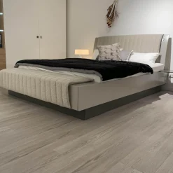 Bett Izzy M23 Muschel Lackiert Matt 180x200 mit Unterfederungen und Matratzen