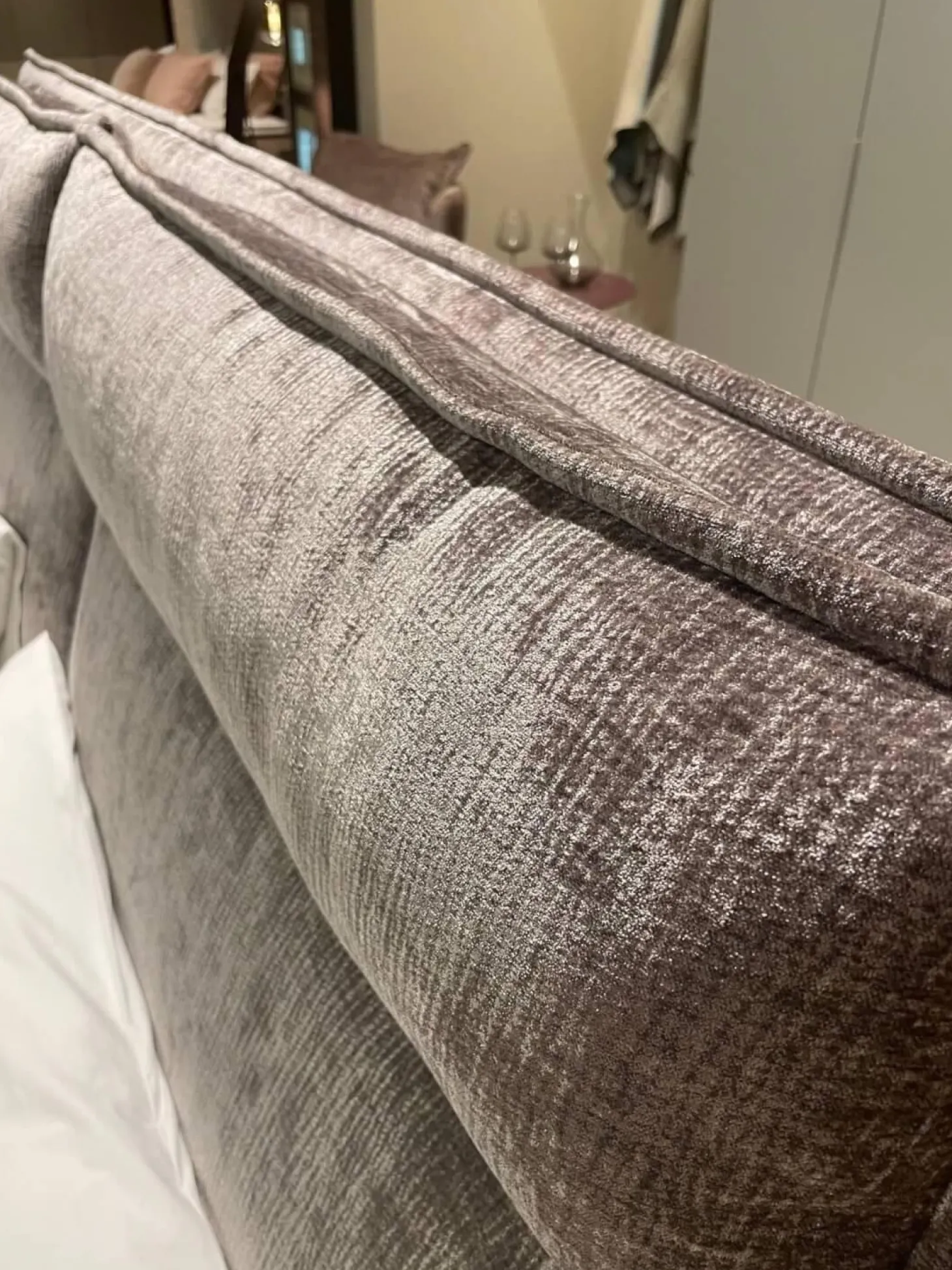 Bett Origins Complete Fold Stoff Emil-090-Lavendel Violett ohne Matratze