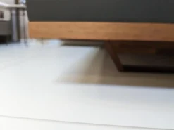 Bett Riletto Massivholz Nussbaum Lederbettseiten L7 Anthrazit Mit 2 Konsolen Ohne Matratze Und Lattenrost