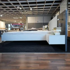 Bett Valea S71 69892 Lack R5 Brilliantgrau Hellgrau Weiß Kopfteil Dunkelgrau Inklusive Zubehör Inklusive Zubehör Ohne Matratze Ohne Lattenrost