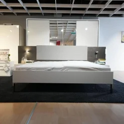 Bett Valea S71 69892 Lack R5 Brilliantgrau Hellgrau Weiß Kopfteil Dunkelgrau Inklusive Zubehör Inklusive Zubehör Ohne Matratze Ohne Lattenrost