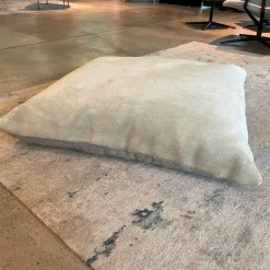 Bodenkissen Badawi Prenaiti CA0212 Stoff Seide Grau Braun