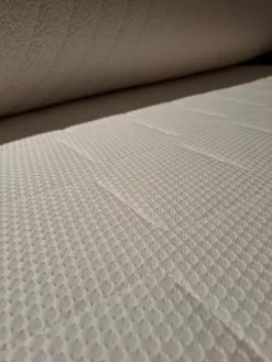 Boxspringbett Arran Stoff S TRE16 Dunkelgrau Füße Schwebesockel Inklusive Matratze