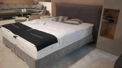 Boxspringbett Set Smart Volant mit 2 Matratzen Omega Spring H17 und Topper