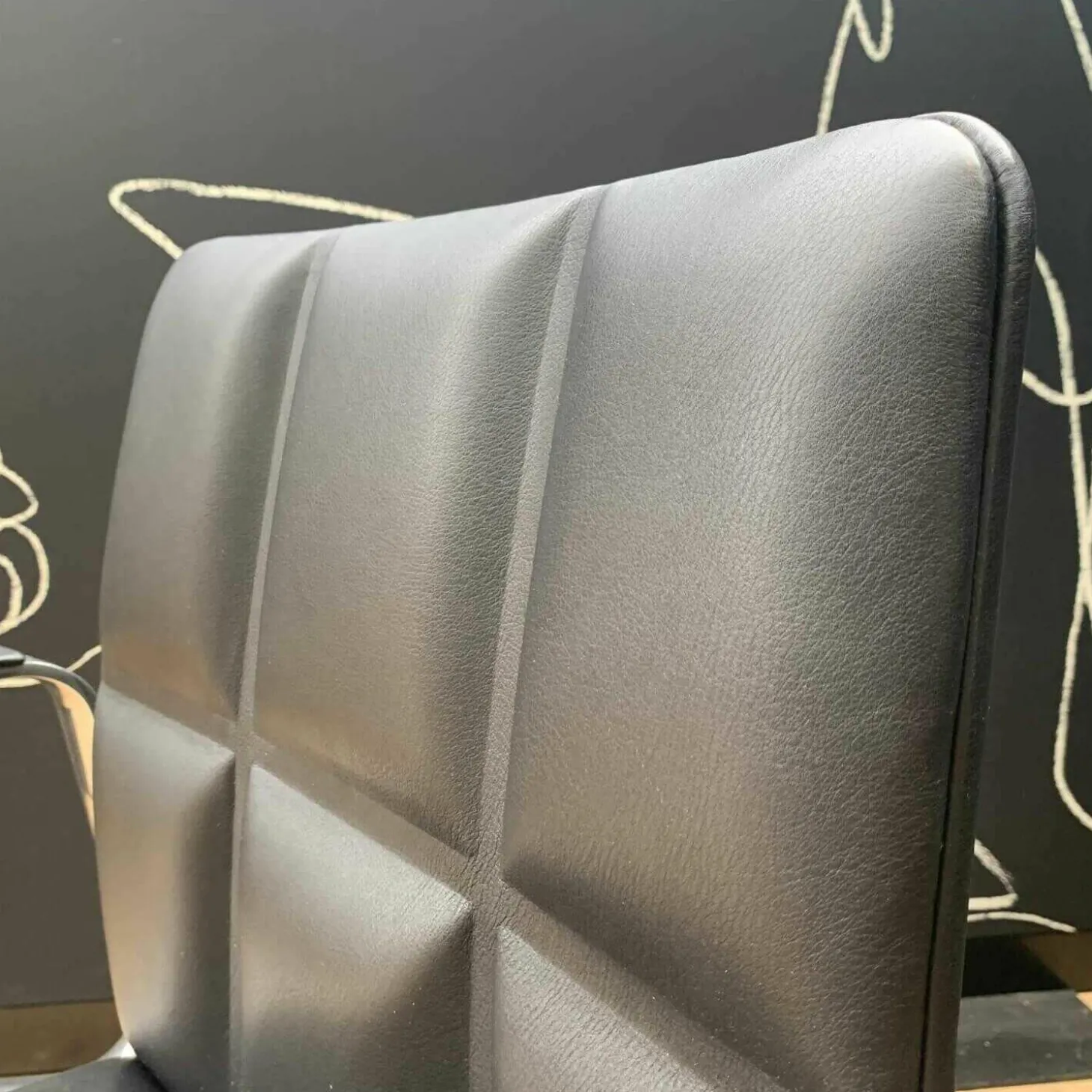 Bürostuhl Lead Chair Executive Leder Congress Schwarz Niedriger Rücken