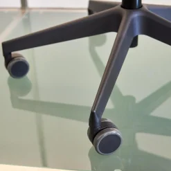 Bürostuhl Una Plus Bezug Stoff Mesh 01 Nero Schwarz Gestell Nylon Schwarz Struktur 115 Schwarz Mit 5 Stern Fuß Auf Rollen