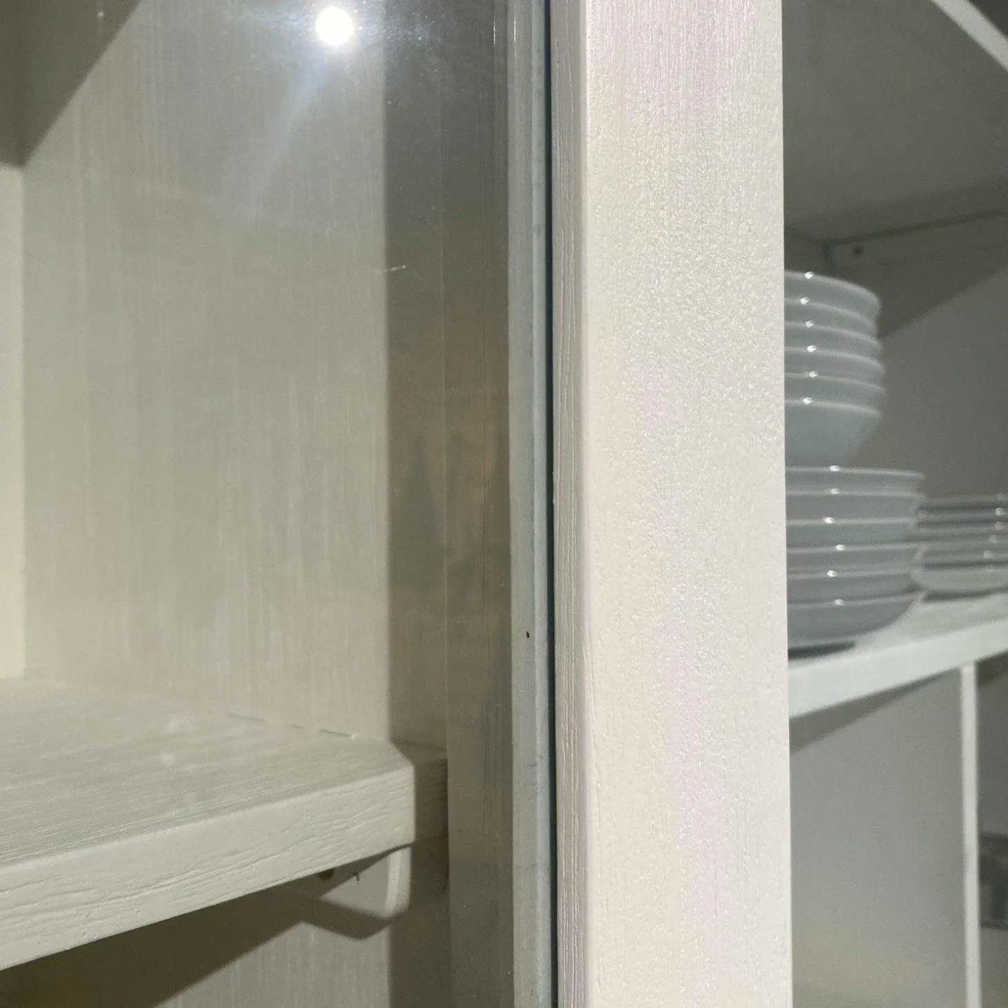 Buffetschrank Lebensart Wellington Vollholz Akazie Weiß Gebürstet