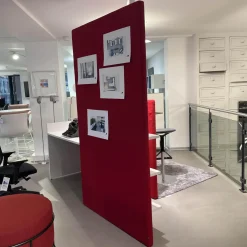 Chart Trennwand Regal Und Arbeitstisch Dunkelrot Hellrot White Mit Steckdose