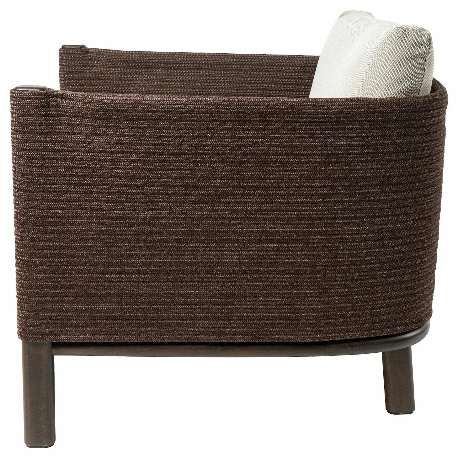 Clubsessel Giro Geflecht Chesnut Soga 475 Bezug Porous Frey 08L Gestell Cinnamon Teak