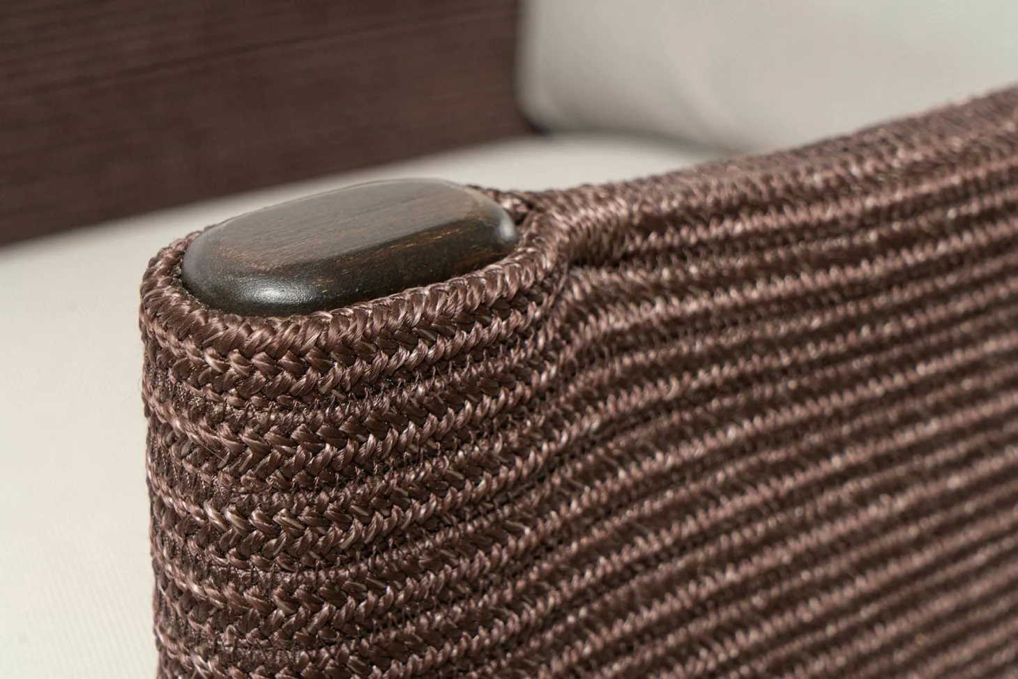 Clubsessel Giro Geflecht Chesnut Soga 475 Bezug Porous Frey 08L Gestell Cinnamon Teak