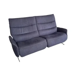 Comfort Sofa 4051 Cumuly Stoff Uni Ozean Blau Gestell Metallkufen Anthrazit Inklusive Elektrische Verstellung