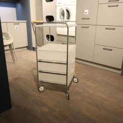 Container Mobil 2330 Mit Handgriffen Eisfarben L1 Verchromt