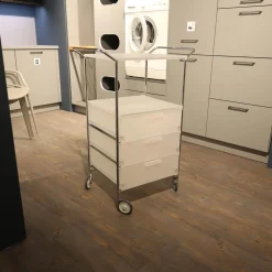 Container Mobil 2330 Mit Handgriffen Eisfarben L1 Verchromt