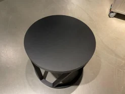 Couchtisch 920 Eiche Massiv H70 Schwarz Gebeizt