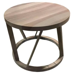 Couchtisch 920 Nussbaum Massiv Altgrau Gebeizt