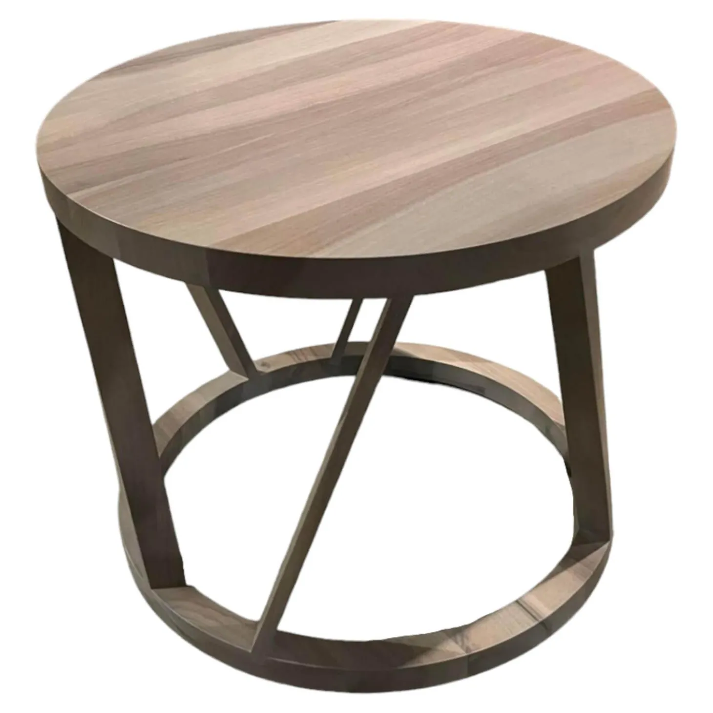 Couchtisch 920 Nussbaum Massiv Altgrau Gebeizt