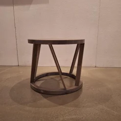 Couchtisch 920 Nussbaum Massiv Altgrau Gebeizt