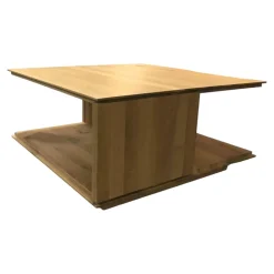 Couchtisch Alivio Ausführung Asteiche Massiv Bianco Geölt Auf Rollen