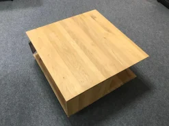 Couchtisch Alivio Ausführung Asteiche Massiv Bianco Geölt Auf Rollen