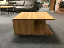 Couchtisch Alivio Ausführung Asteiche Massiv Bianco Geölt Auf Rollen