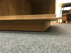 Couchtisch Alivio Ausführung Asteiche Massiv Bianco Geölt Auf Rollen