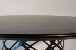 Couchtisch Aoyama Schwarze Laminat Untergestell Metall Schwarz