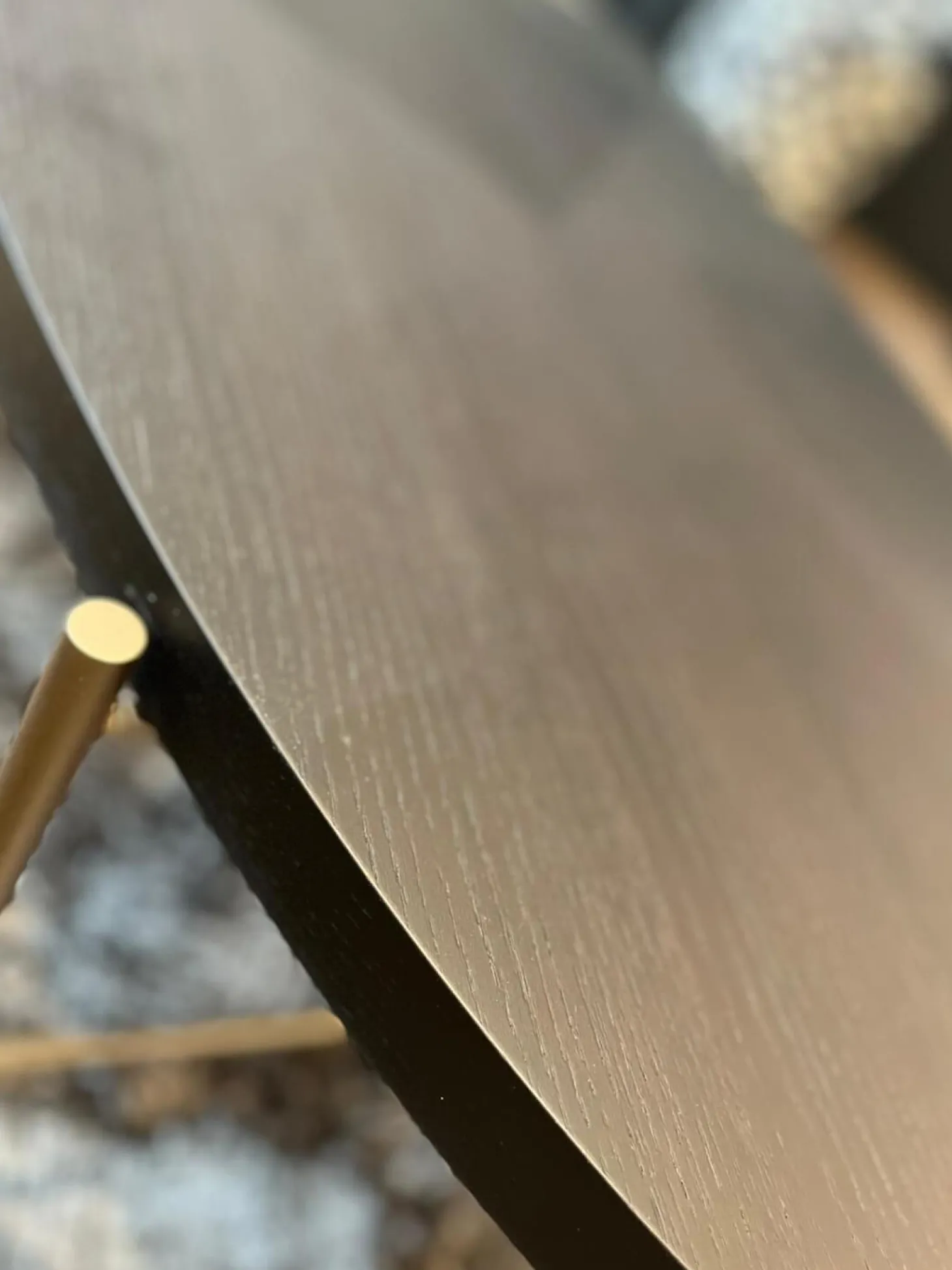 Couchtisch Bela Ct 135 Tischplatte Eiche Wengefarbig Furniert Ablage Bronce Look No. 34 Gestell Metall Bronce Look No. 34