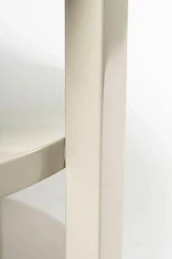 Couchtisch Berlino 1907 Lack Hochglänzend Greige RAL 7044 Weiß Grau