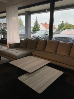 Couchtisch Cena Tischplatte Keramik Marble Gestell Metall Schwarz