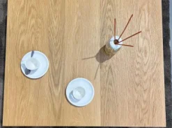 Couchtisch CT 240 Natureiche Lack grau