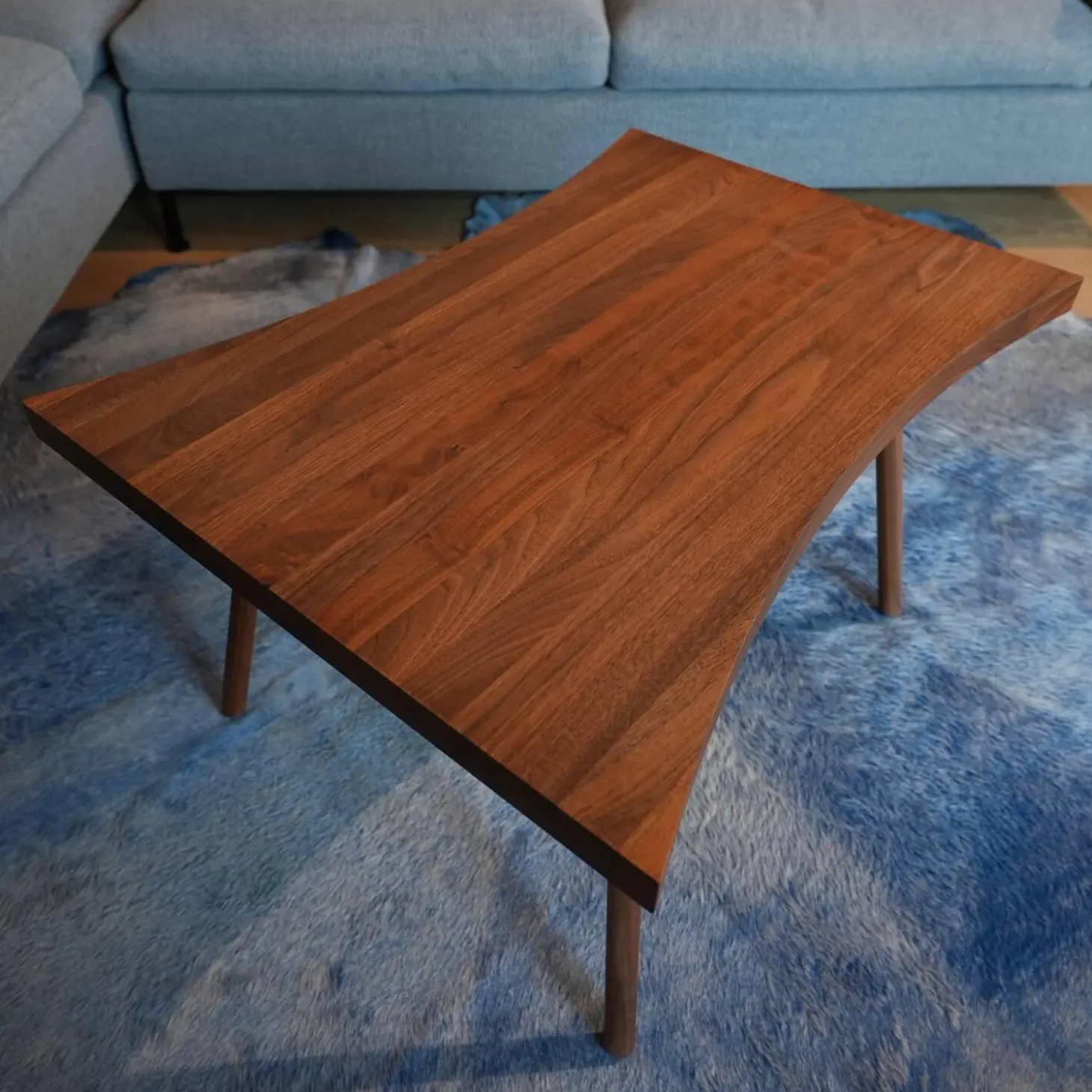 Couchtisch Deep Space Nussbaum Massiv Naturöl