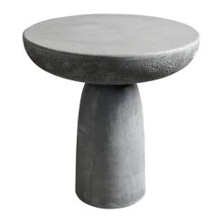 Couchtisch Diam.50 Beton Anthrazit