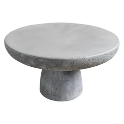 Couchtisch Diam.70 Beton Anthrazit