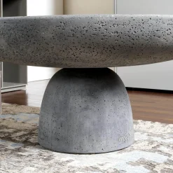 Couchtisch Diam.70 Beton Anthrazit