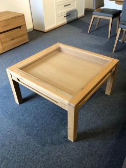 Couchtisch Divano Wildeiche Massiv Oberfläche Bianco Geölt